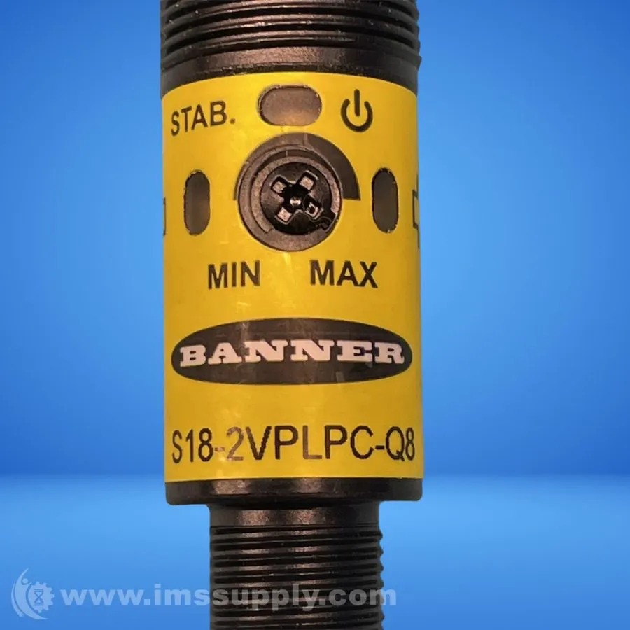 Фотоэлектрический датчик Banner Engineering Corp. S18-2VPLPC-Q8 Photoelectric Se