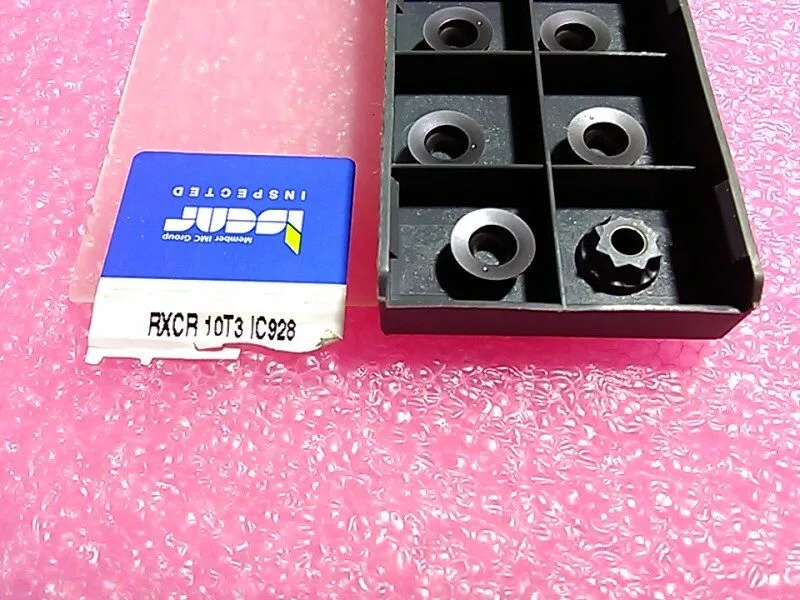 Режущий инструмент ISCAR RXCR 10T3 Grade IC928 Carbide Milling Insert Circle 569 — фото лота 1