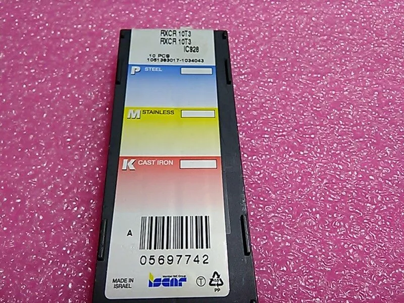 Режущий инструмент ISCAR RXCR 10T3 Grade IC928 Carbide Milling Insert Circle 569 — фото лота 2