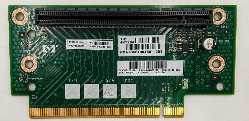 Райзер-плата HP SERVER CHASSIS WITH PCI-E X16 RISER CARD 507258-001