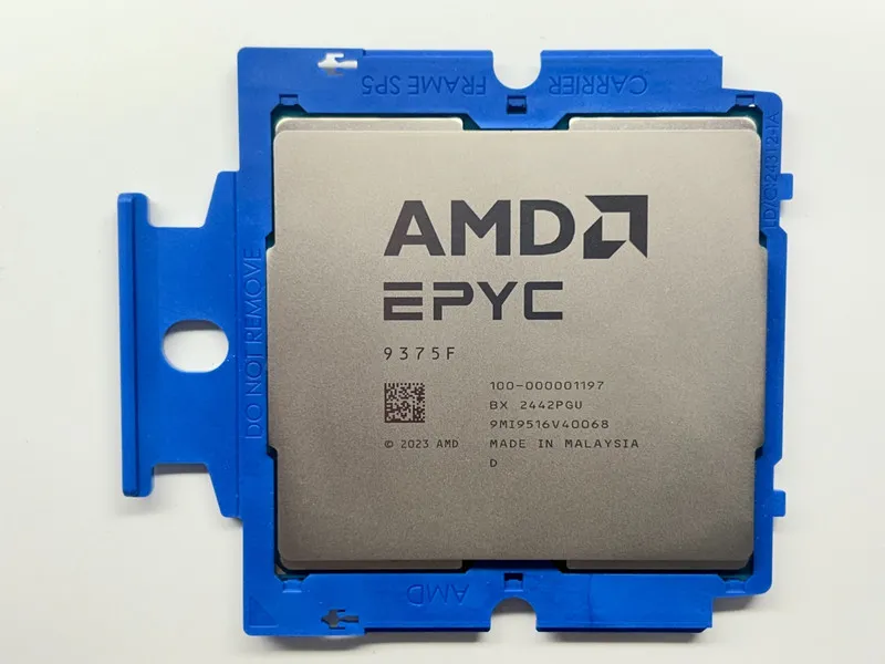 Процессор AMD EPYC 9375F TURIN 32C 3.8GHz 256M 100-000001197 SP5 320W CPU Proces