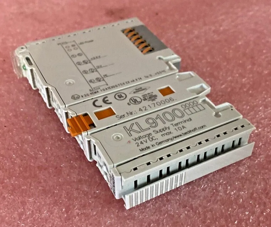 Модуль ввода-вывода Beckhoff KL9100 Voltage Supply Terminal, 24V DC 10A