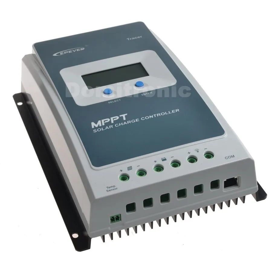 Аккумулятор 20A Epever MPPT Solar Charge Controller 12V/24V Battery Regulator Tr — фото лота 2