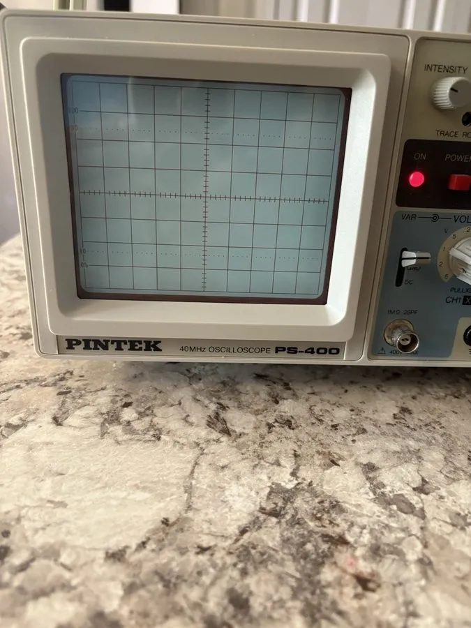 Осциллограф Vintage Pintek PS-400 4MHz Oscilloscope — фото лота 1