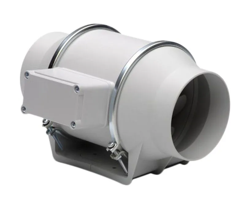 Вентилятор Soler & Palau Td-125 Plastic 7"D, 4.5"H, 4.5"W Inline Duct Fan — фото лота 1