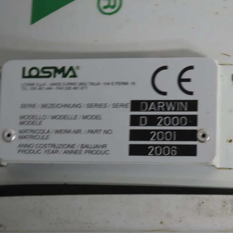 Вентилятор Losma D 1200 Darwin 208-220/480V 3Ph Oily Smoke Mist Filter Centrifug