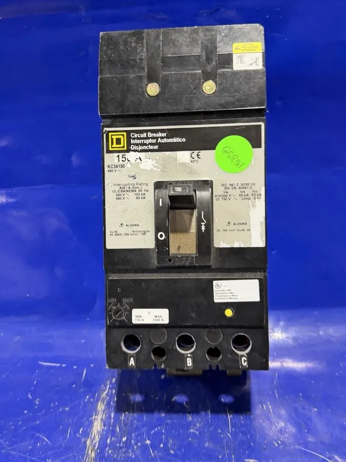 Автоматический выключатель Square D I-line KC34150 150A 3p 480V Circuit Breaker 