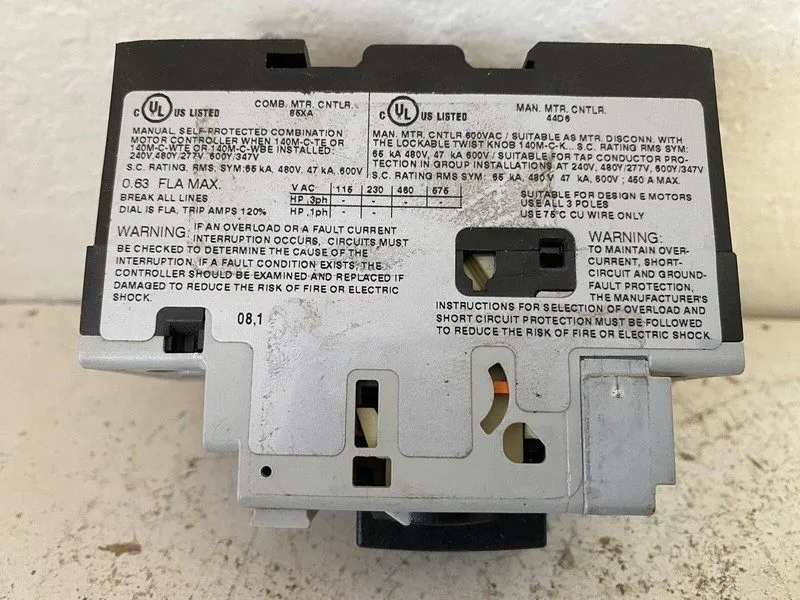 Автоматический выключатель Allen Bradley 140M-C2E-A63 Motor Protection Circuit B