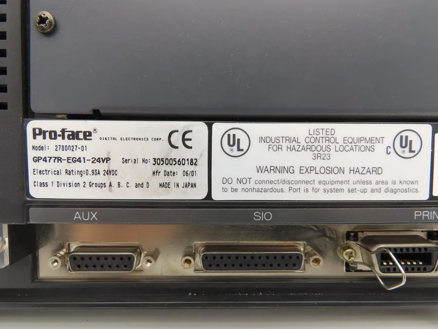 Панель оператора Pro-face GP477R-EG41-24VP 2780027-01 HMI Touchscreen Operator P