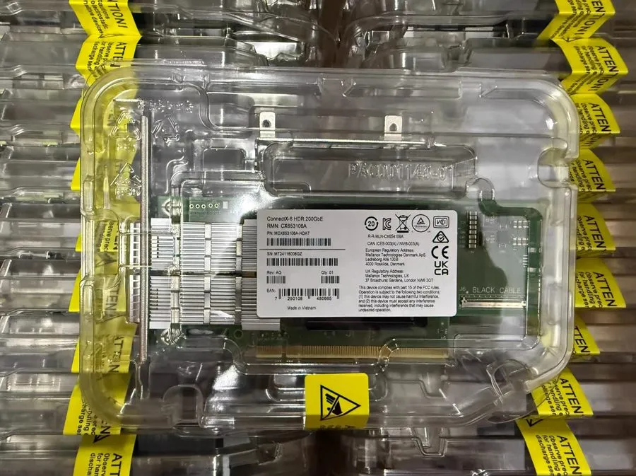 GPU-ускоритель NVIDIA Mellanox MCX653106A-HDAT CX653106A Dual Port 200GBps