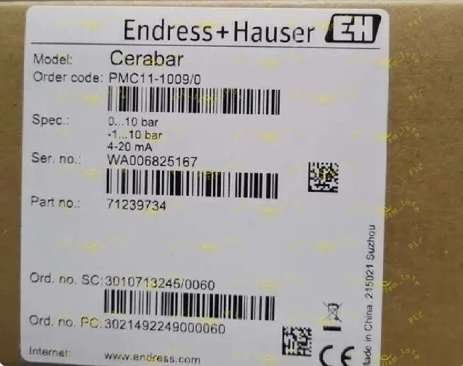 Датчик давления Endress+Hauser PMC11-AA1U1PBWBJA (PMC11-1009/0) Pressure Transmi
