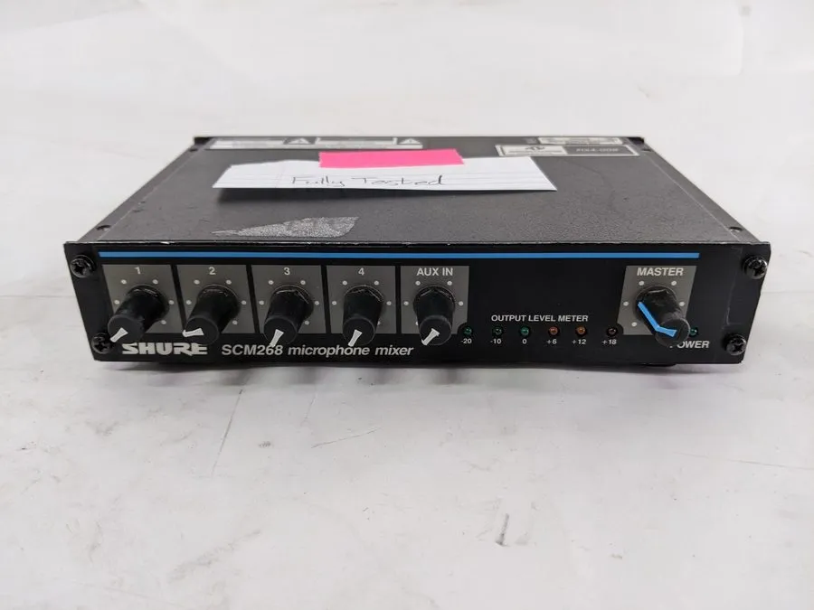 Микшерный пульт Shure SCM268 4 Channel Microphone Mixer Black