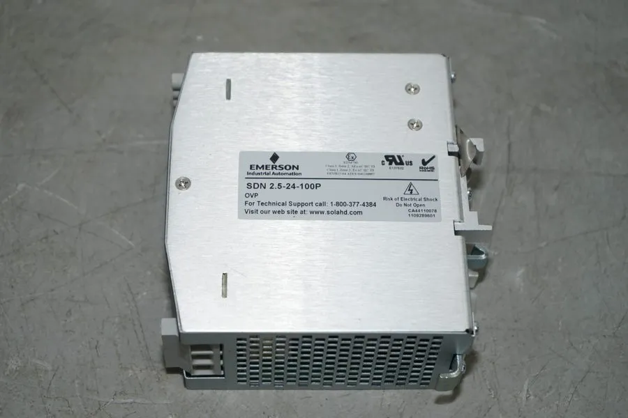 Блок питания Emerson SolaHD SDN 2.5-24-100P 24VDC 2.5A 60W DIN Rail Power Supply