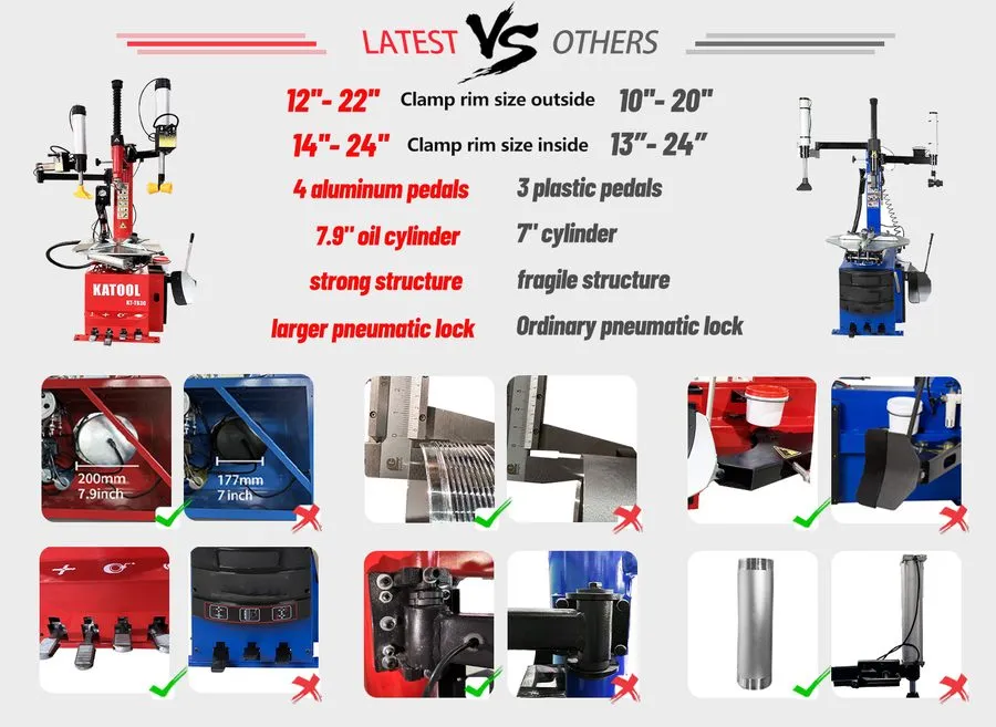 Шиномонтажный станок Tire Changer Machine KATOOL KT-T830 and Wheel Balancer KT-B