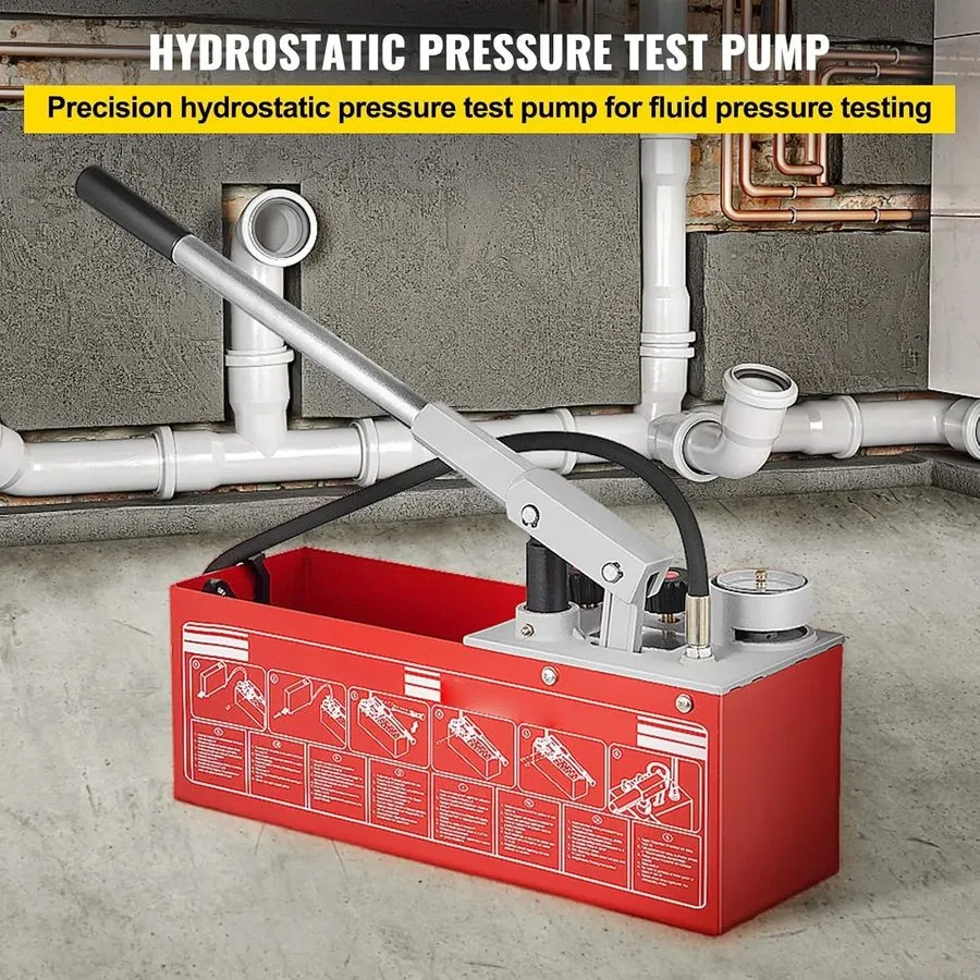 Насос Hydrostatic Pressure Test Pump 60 Bar/860 Psi 3.2 Gallon Tank Hydraulic Ma — фото лота 1