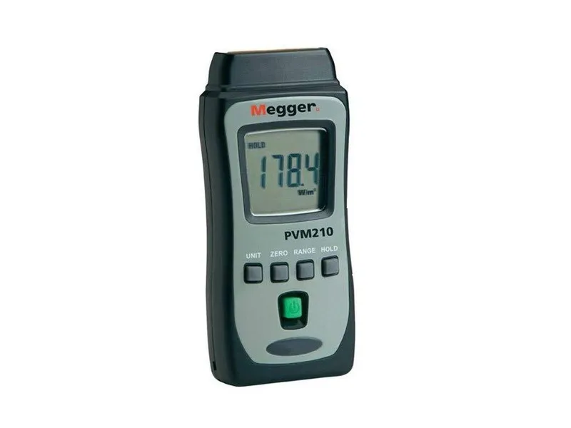 Тестер MEGGER PVM210 Irradiance Meter,1,999 W/sq m,No Compass 35JG55