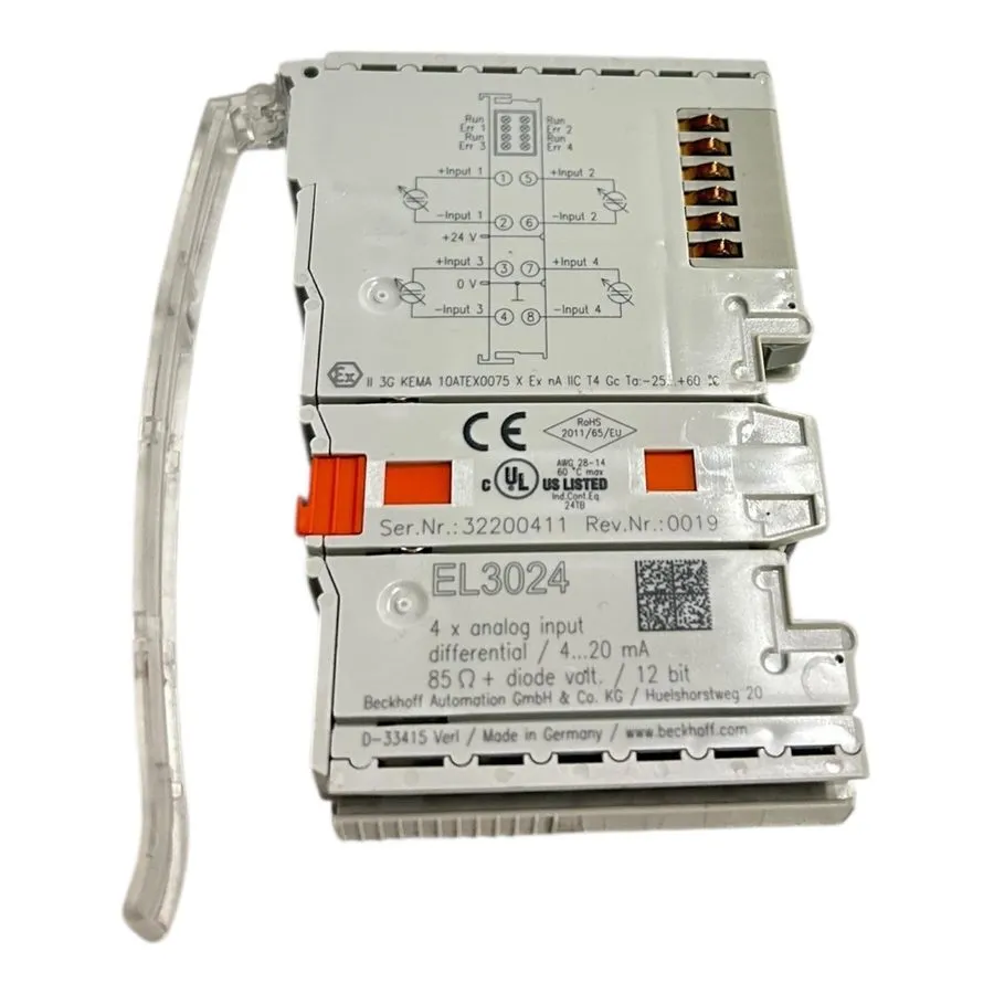 Модуль ввода-вывода Beckhoff EL3024 EtherCAT Terminal