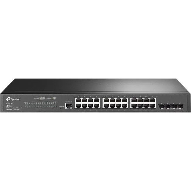 Коммутатор TP-Link TL-SG3428(UN) V2.0 JetStream 24-Port Gigabit L2+ Managed Swit