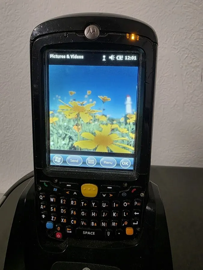 Сканер штрих-кода Motorola MC55A Handheld, 2D/1D Barcode Scanner, WiFi, WM6.5 +  — фото лота 1