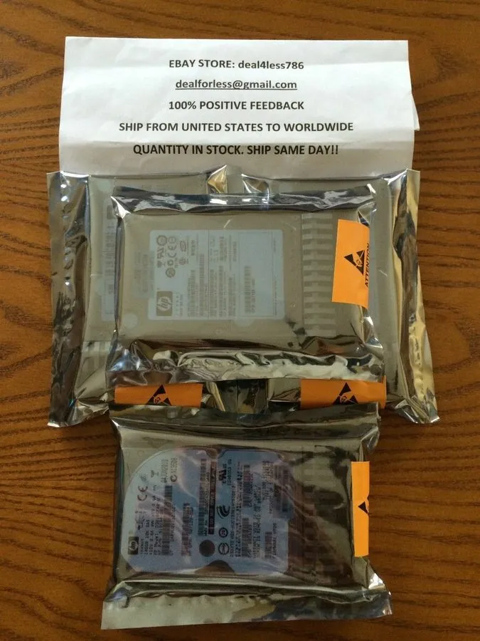 Жёсткий диск HP 653971-001 652589-B21 900GB 10K RPM 2.5" SAS 6Gbps HDD Hard Driv