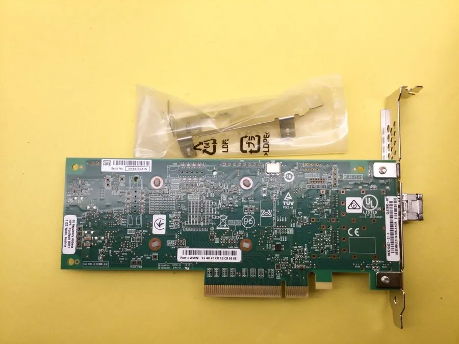 Контроллер P9D93A HPE StoreFabric SN1100Q 16Gb Single Port Fibre Channel HBA QLE