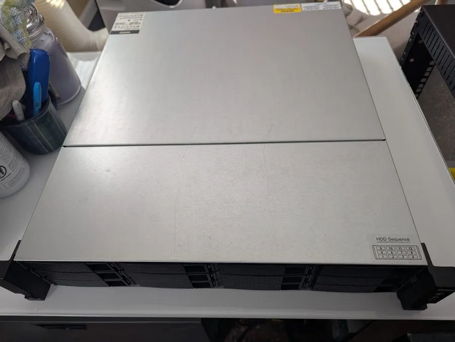 Трансивер QNAP TS-1232XU 12-Bay 2U Rackmount NAS Dual 10GbE SFP+, 4GB DDR4, Disk — фото лота 1