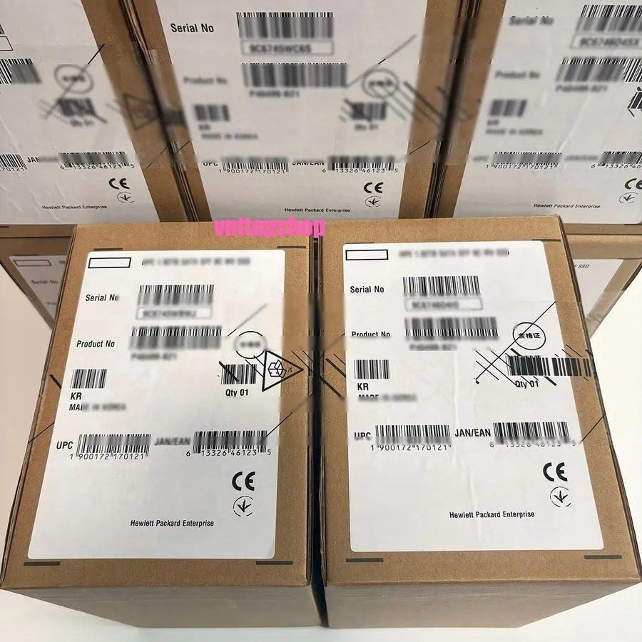Сервер HPE/Samsung 2.5" 1.92TB SATA 6G G10 Server SSD Replace P09722-B21 P09912- — фото лота 1