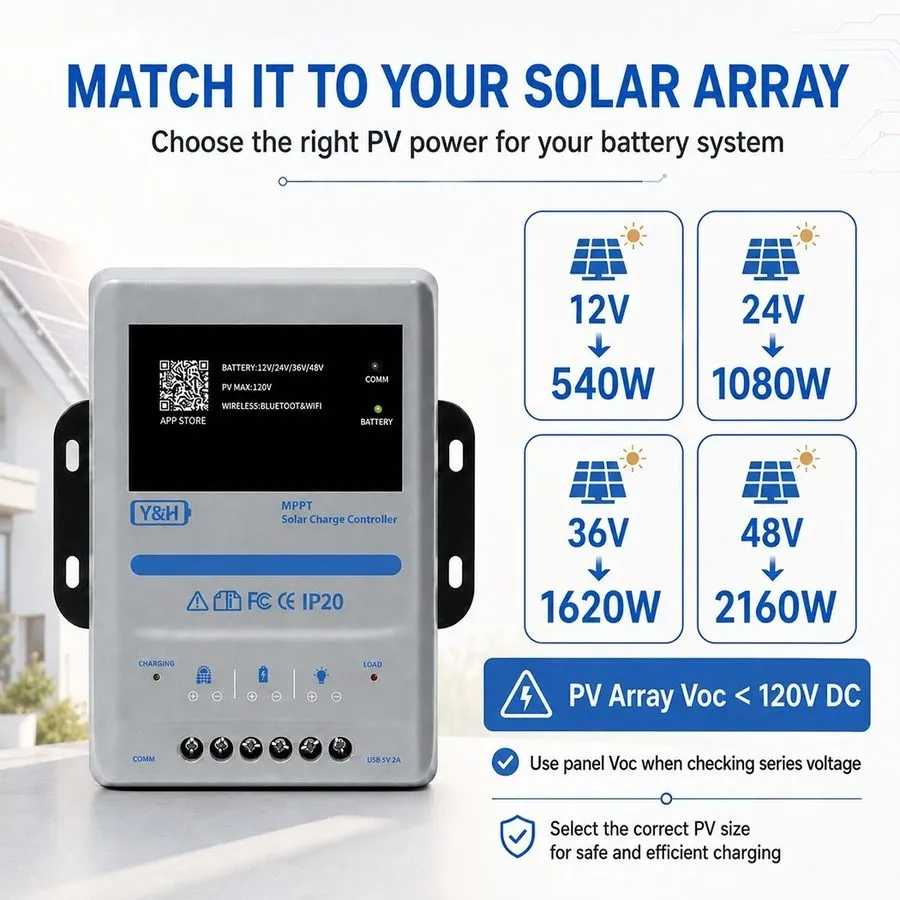 Аккумулятор 3000W DC12V/24V/48V Double MPPT Wind Solar Charge Controller Battery — фото лота 2