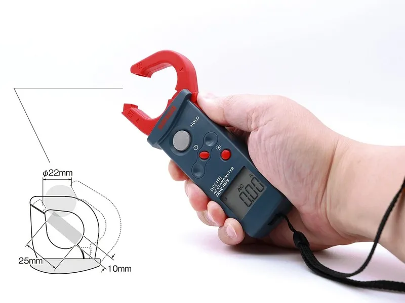 Тестер Sanwa DCL11R Clamp Meter True RMS AC 6000 Count Mini Pocket Size Japan Ma — фото лота 2
