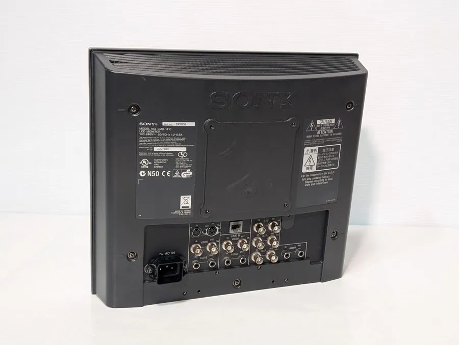 Монитор пациента Sony LMD-1410 LCD 14" Pro Monitor, 100-240VAC, 50/60Hz, 1.2-0.6