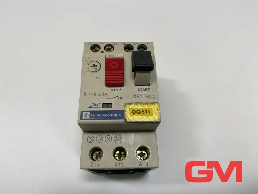 Автоматический выключатель TELEMECANIQUE GV2-M04 MOTOR CIRCUIT BREAKER, 0.4-0.63