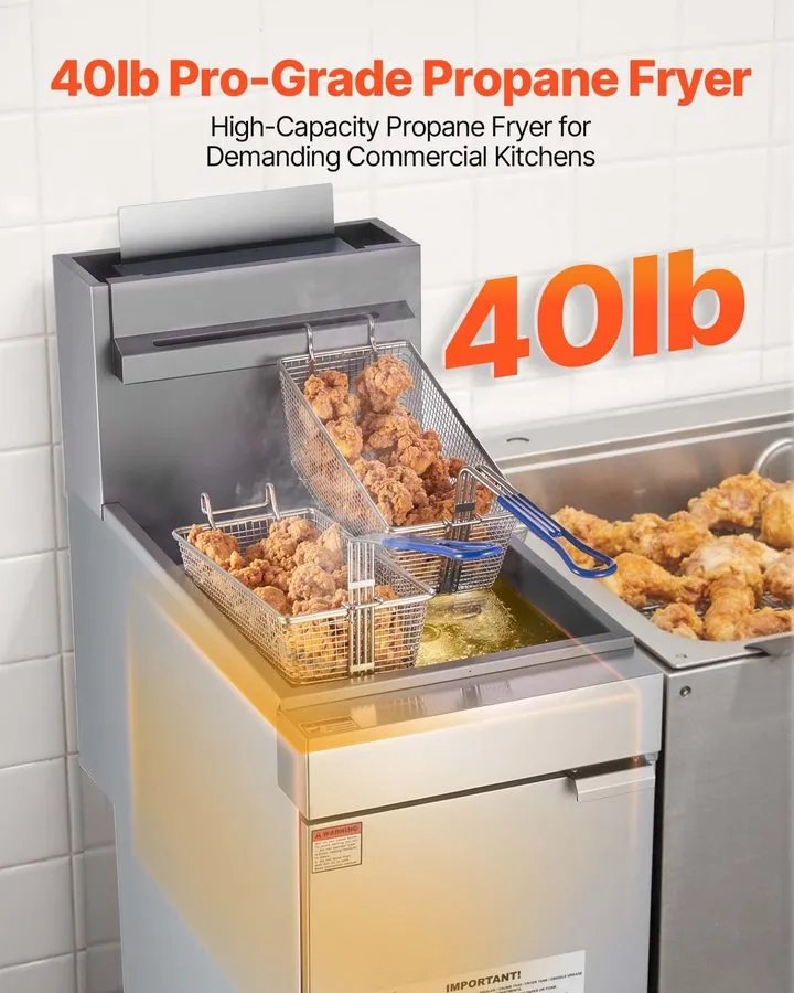 Фритюрница Commercial Deep Fryer, 3-Burner Fryer