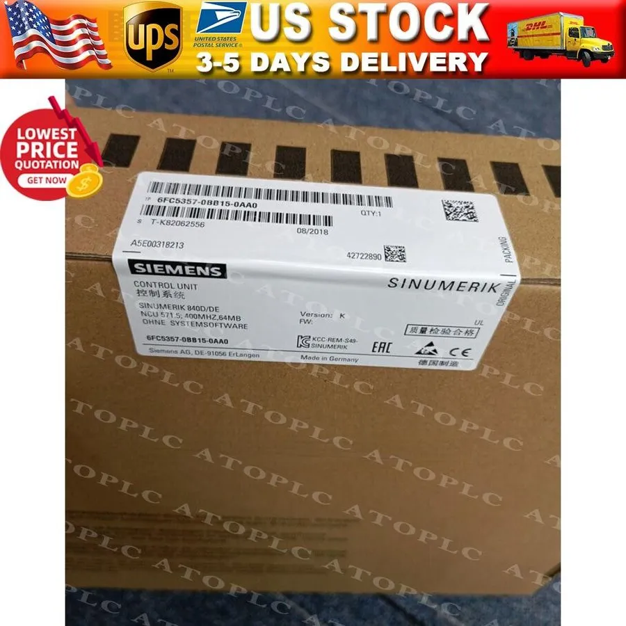 Стойка ЧПУ Siemens 6FC5357-0BB15-0AA0 SINUMERIK 840DDE CNC hardware