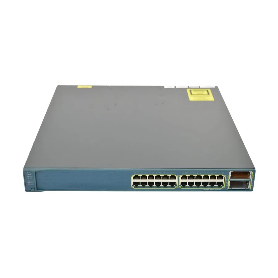 Коммутатор Cisco WS-C3560E-24TD-E 24-Port 10/100/1000 w/ 2x X2-Based 10GbE Ports