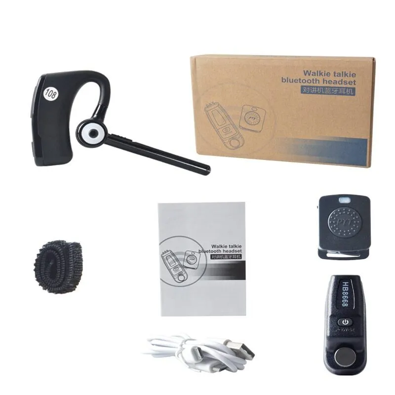 Выносной микрофон Bluetooth Headset Earphone для Motorola XIRP8668 XPR6300 XPR65