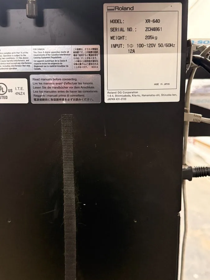 Принтер Roland SOLJET Pro 4 XR-640 64" Eco-Solvent Inkjet Printer/Cutter