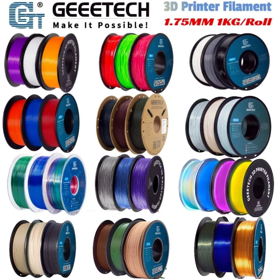 3D-принтер GEEETECH 3D Printer Filament PLA/ABS+/PETG/TPU/Resin 1.75mm 1KG/Roll