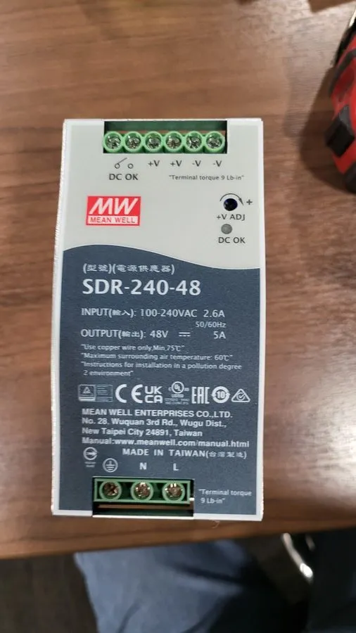 Блок питания MEAN WELL SDR-240-48 240W/5A DIN-Rail 48VDC Industrial Power Supply