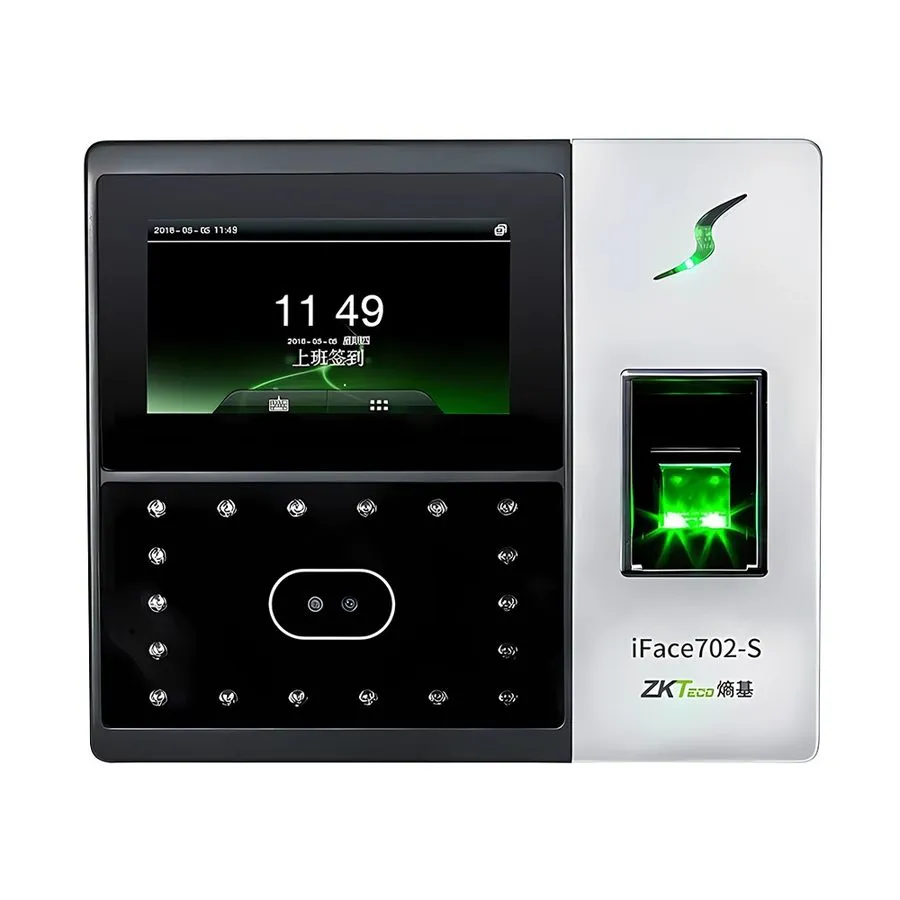 Оборудование видеонаблюдения ZKTeco iFace702-S TCP/IP Biometric Fingerprint Time