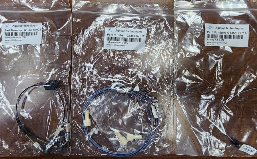 Хроматограф Agilent G1364-68603 Tubing kit, flow rate 4–8 mL/min, 9.4 mm column  — фото лота 1