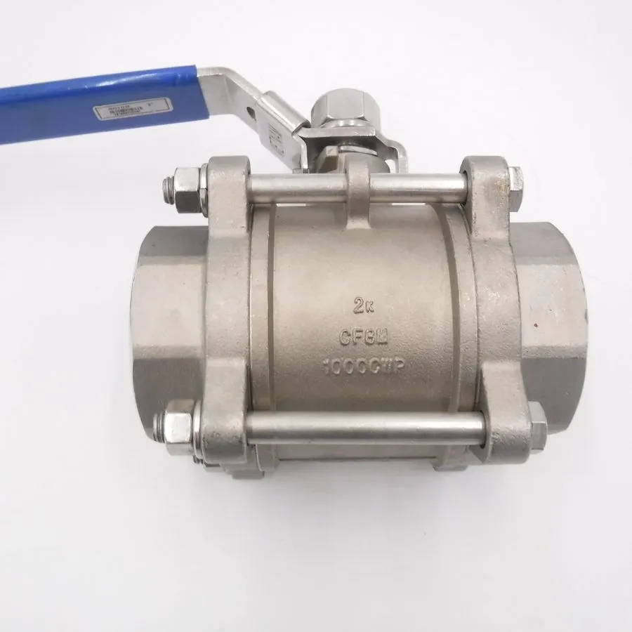 Клапан FNW 310A Stainless Steel 3-Piece Full Port Socket Weld Ball Valve FNW310A