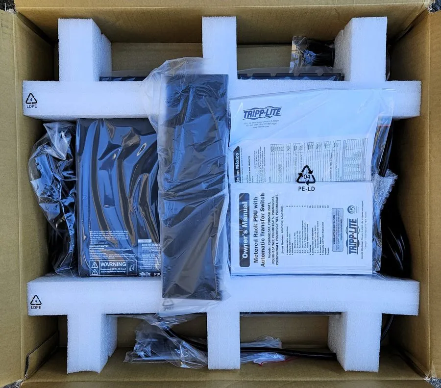 Блок розеток PDU TRIPP LITE 8 OUTLET 1.44KW 120V SINGLE-PHASE ATS/MONITORED PDU 