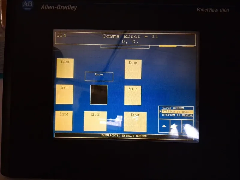 Панель оператора Allen Bradley 2711-T10C10 Series F PanelView 1000 DeviceNet FRN