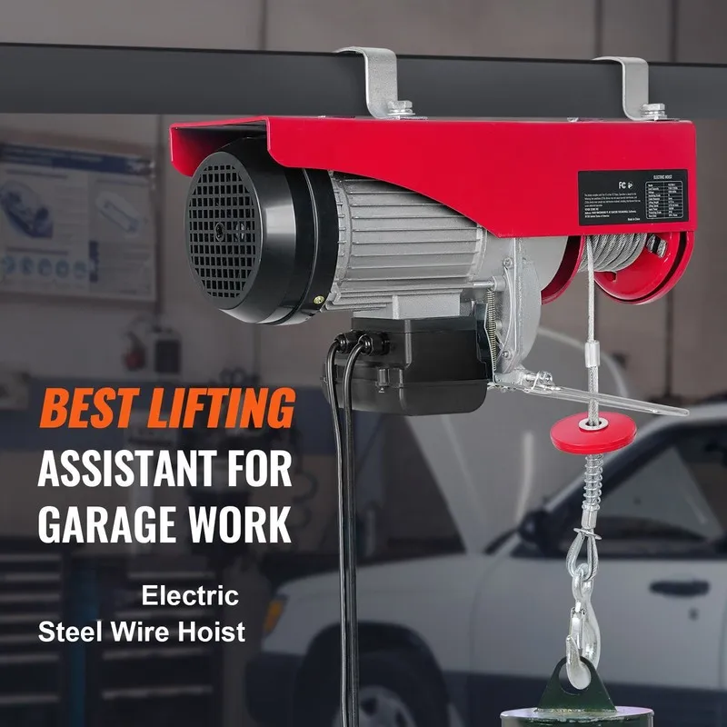 Таль 880lbs 110V Electric Hoist Motor, 16ft Wired Remote, 20-40FT Lift