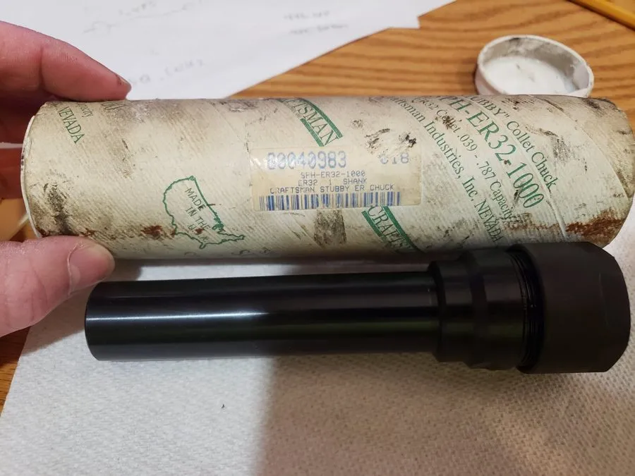Режущий инструмент SPH-ER32-1000 CRAFTSMAN Industries Collet Chuck: 0.0390 to 0.