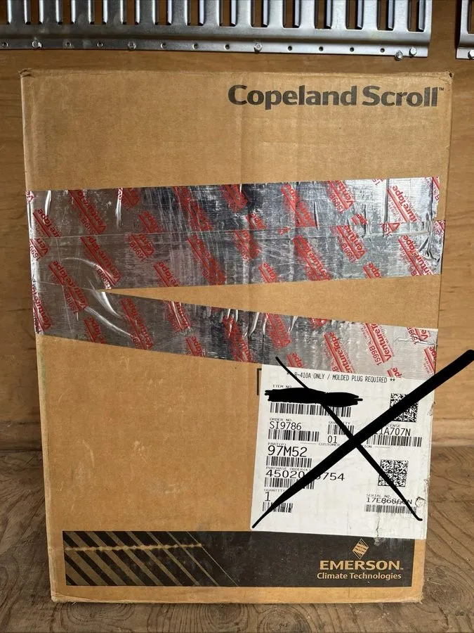 Компрессор Copeland ZP20KAE-PFV-830 20,000 BTU R410A Scroll Compressor 208-230V  — фото лота 1