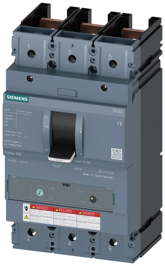Автоматический выключатель SIEMENS 3VA5325-5EC31-0AA0 250A 600V Circuit breaker 