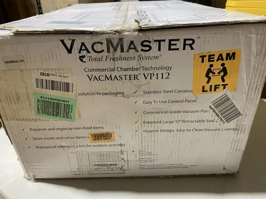 Вакуумный упаковщик VacMaster VP-112 Chamber Vacuum Sealer Commercial Grade — фото лота 1