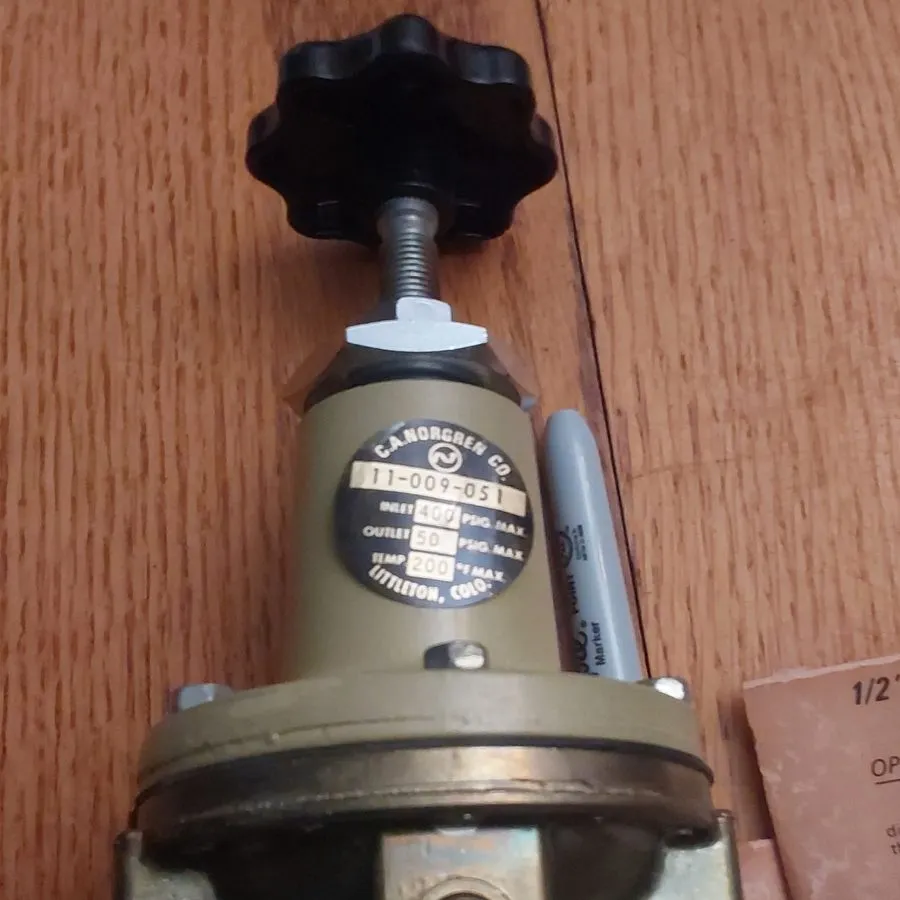 Трубопроводная арматура C.A. Norgren Co. Air Pressure Regulator Inlet 400 PSIG/O — фото лота 1