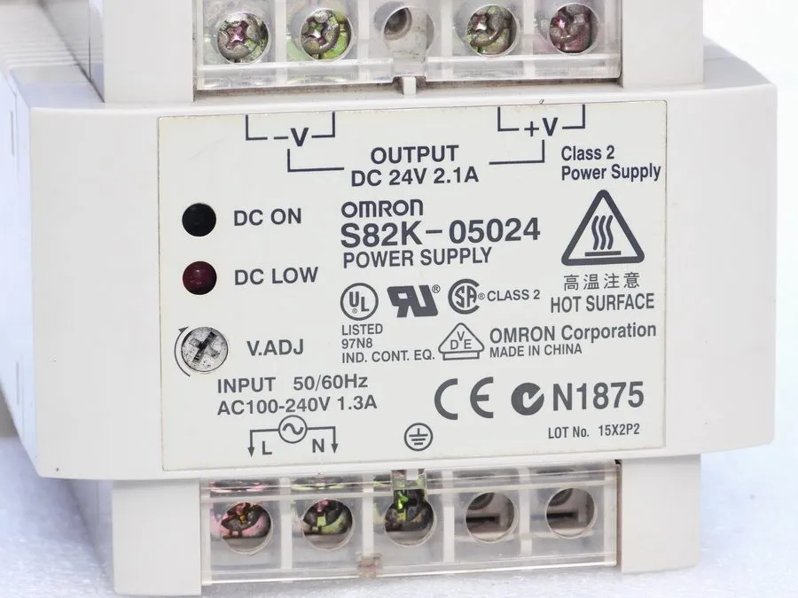 Блок питания Omron S82K-05024 Power Supply 24V DC 2.1A 50W DIN Rail with Power C